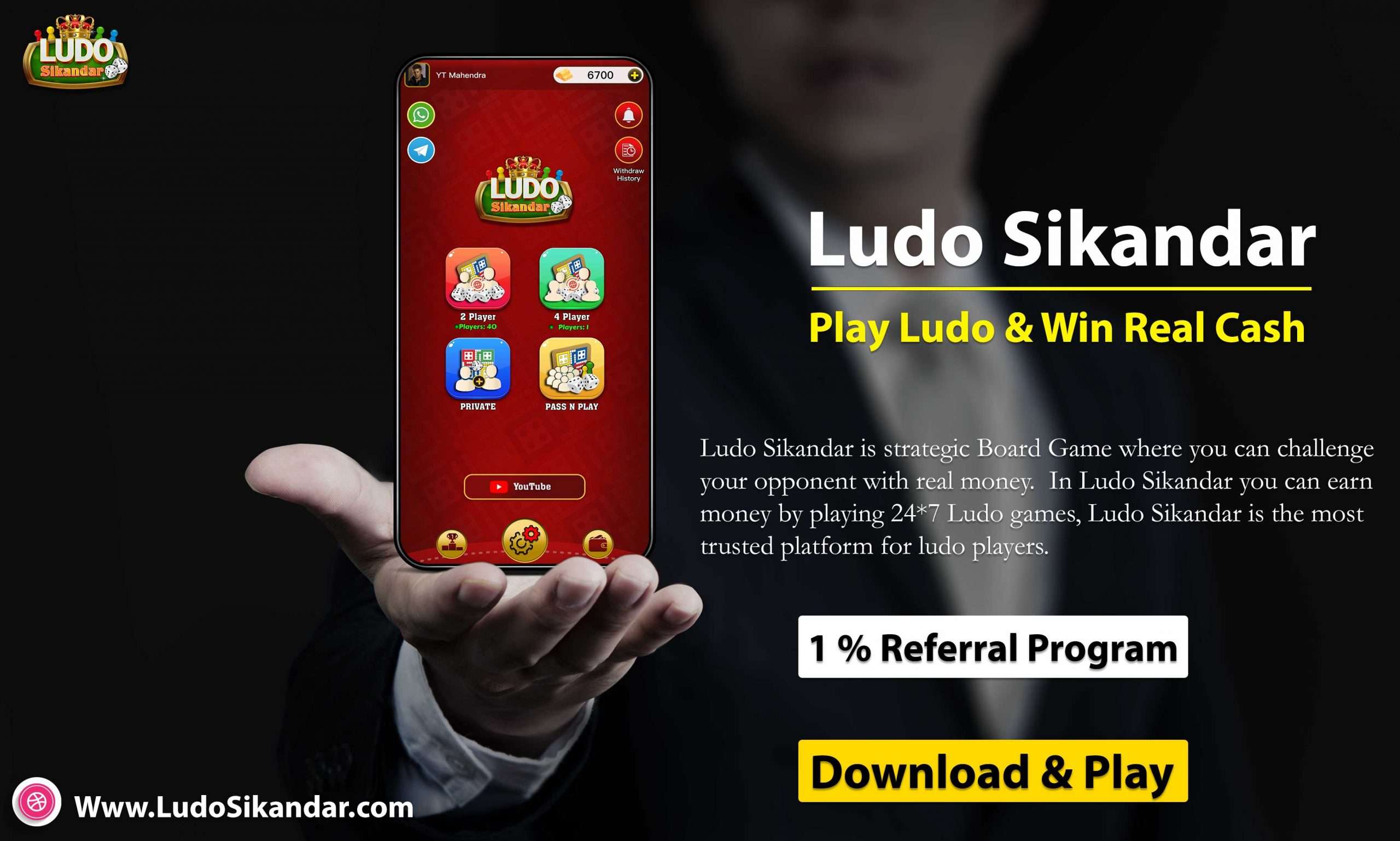 Best Real Money Ludo Game, India's First Real Cash Ludo Game